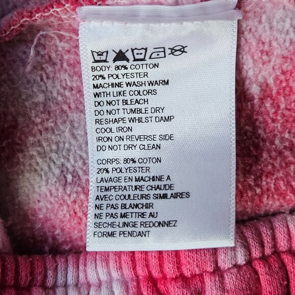 iets frans Sweatpants Womens Large Tie Dye Acid Wash Fleece Lounge Pockets Gym - Picture 11 of 11